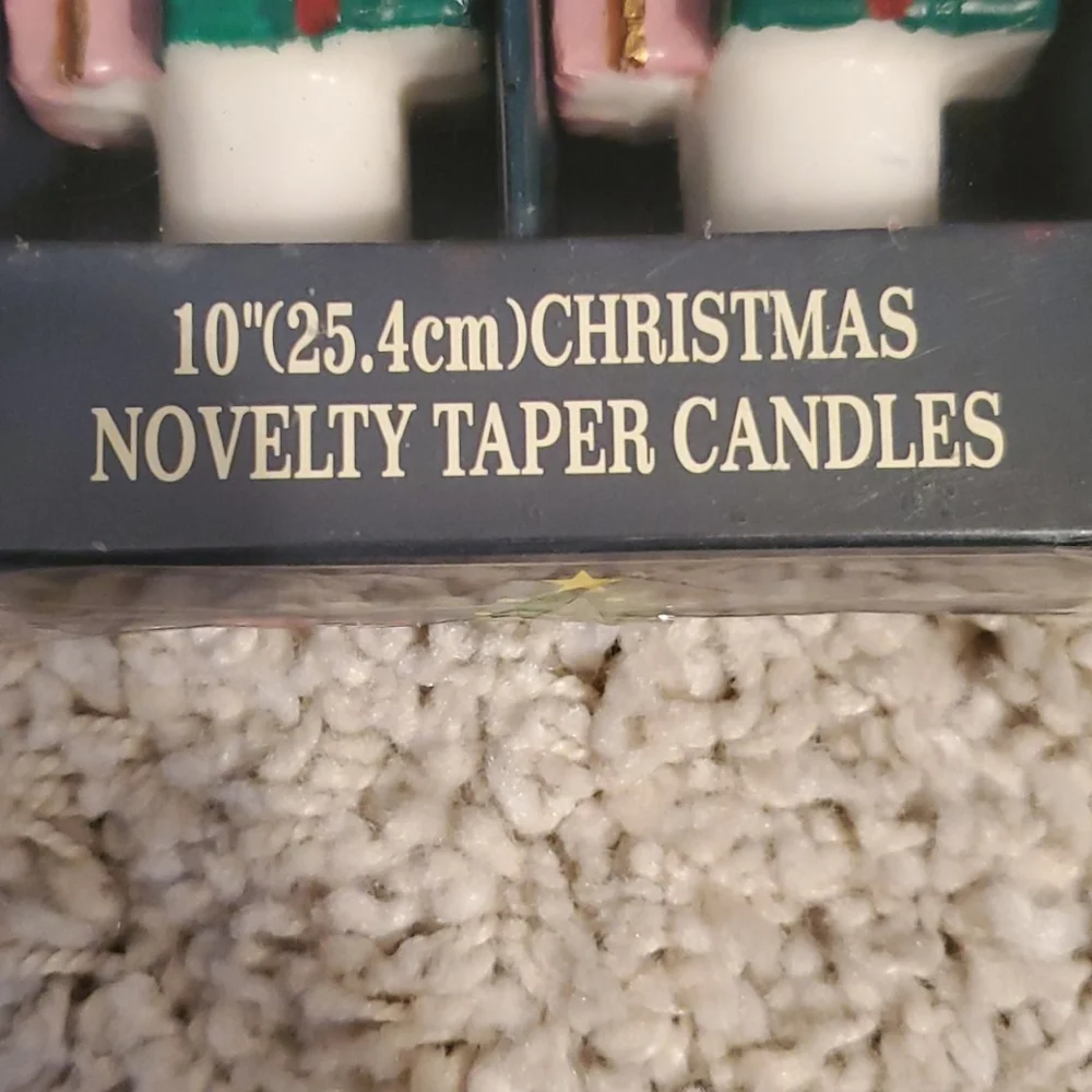 Christmas Taper Candles